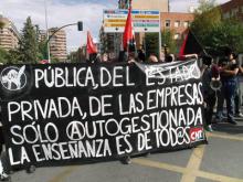 Concentración Enseñanza Autogestionada
